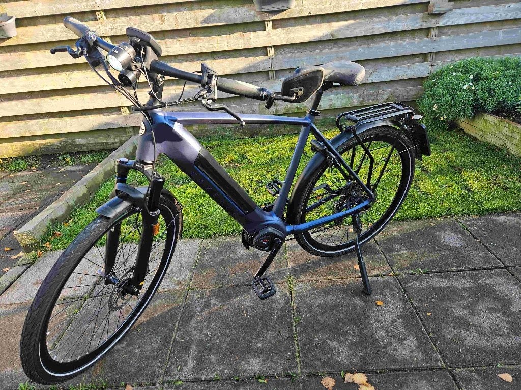 Elektrische fiets - Zo goed als nieuw, Ophalen, Zo goed als nieuw, 50 km per accu of meer, 55 tot 59 cm