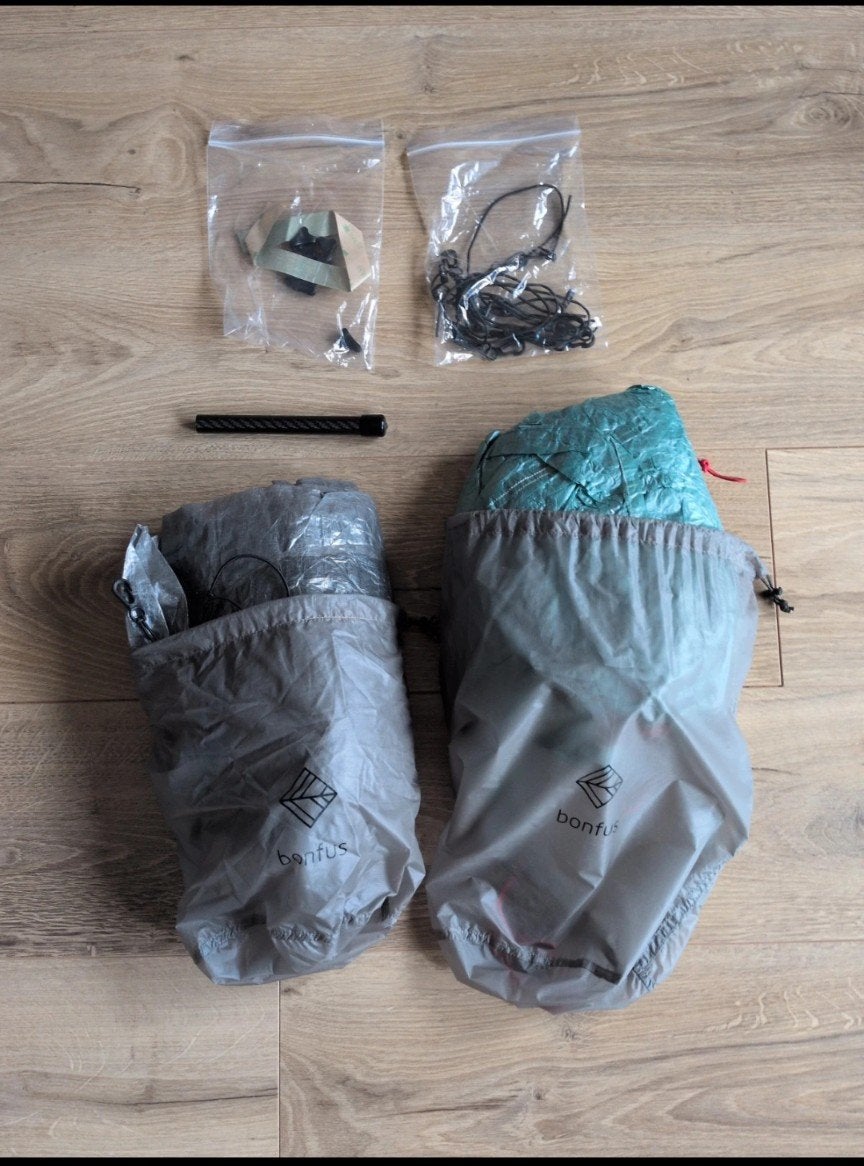Bonfus Middus 1P Tent - Zo goed als nieuw, Ophalen of Verzenden, Zo goed als nieuw, Tot en met 2
