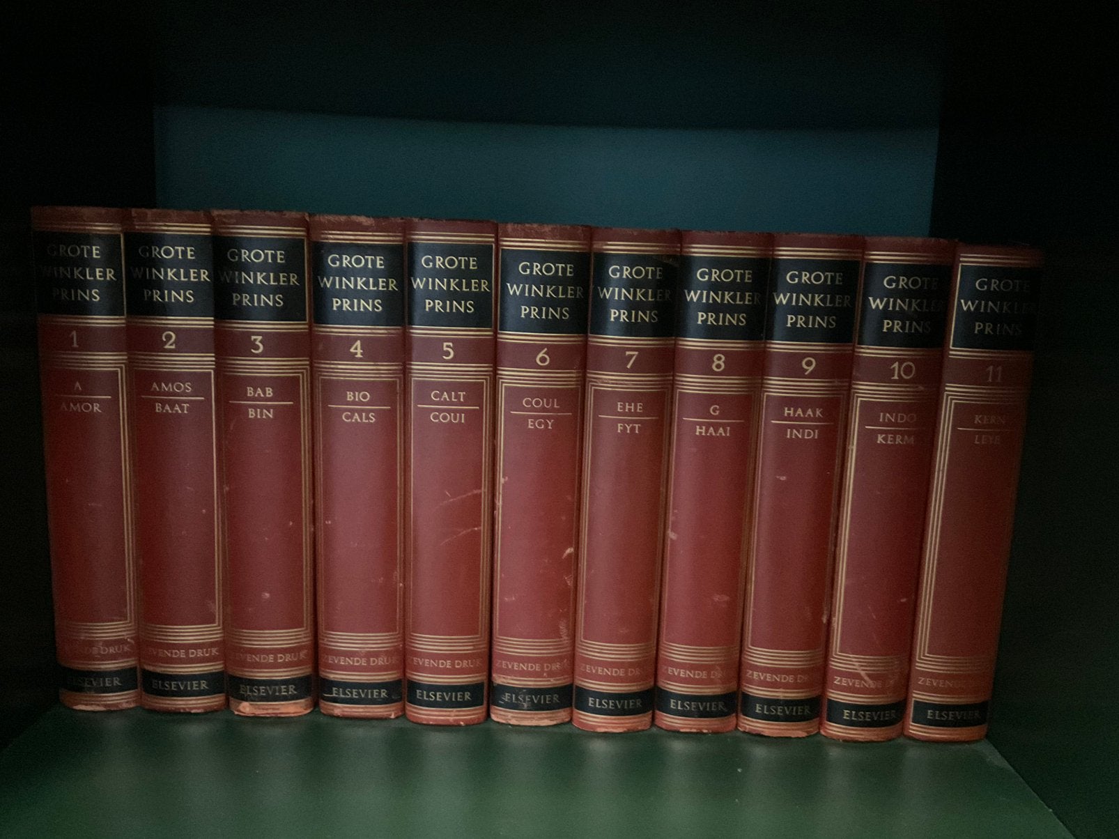 Grote Winkler Prins zevende druk, Boeken, Encyclopedieën, Complete serie, Diverse auteurs, Algemeen, Ophalen