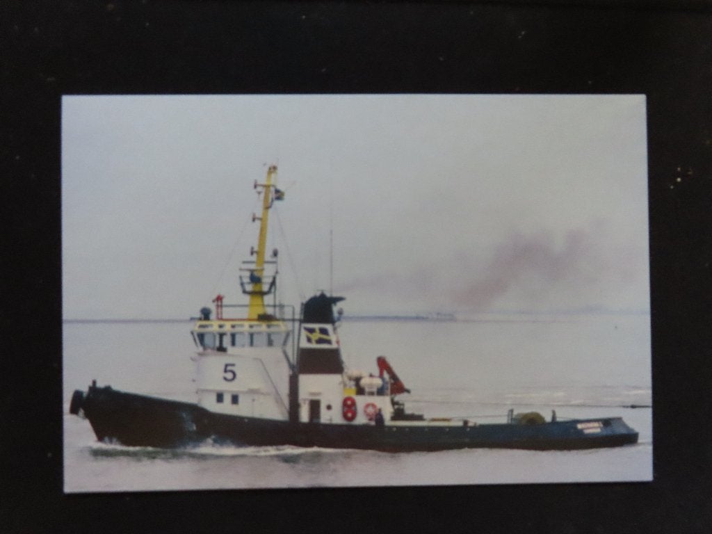 ansichtkaart sleepboot "Multratug 5" Multraship, Ophalen of Verzenden, Motorboot, Kaart, Foto of Prent