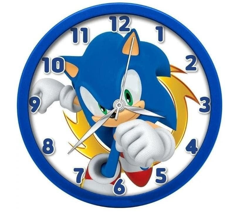Sonic Wandklok - Sega Klok, Nieuw, Ophalen of Verzenden, Nvt, Nvt
