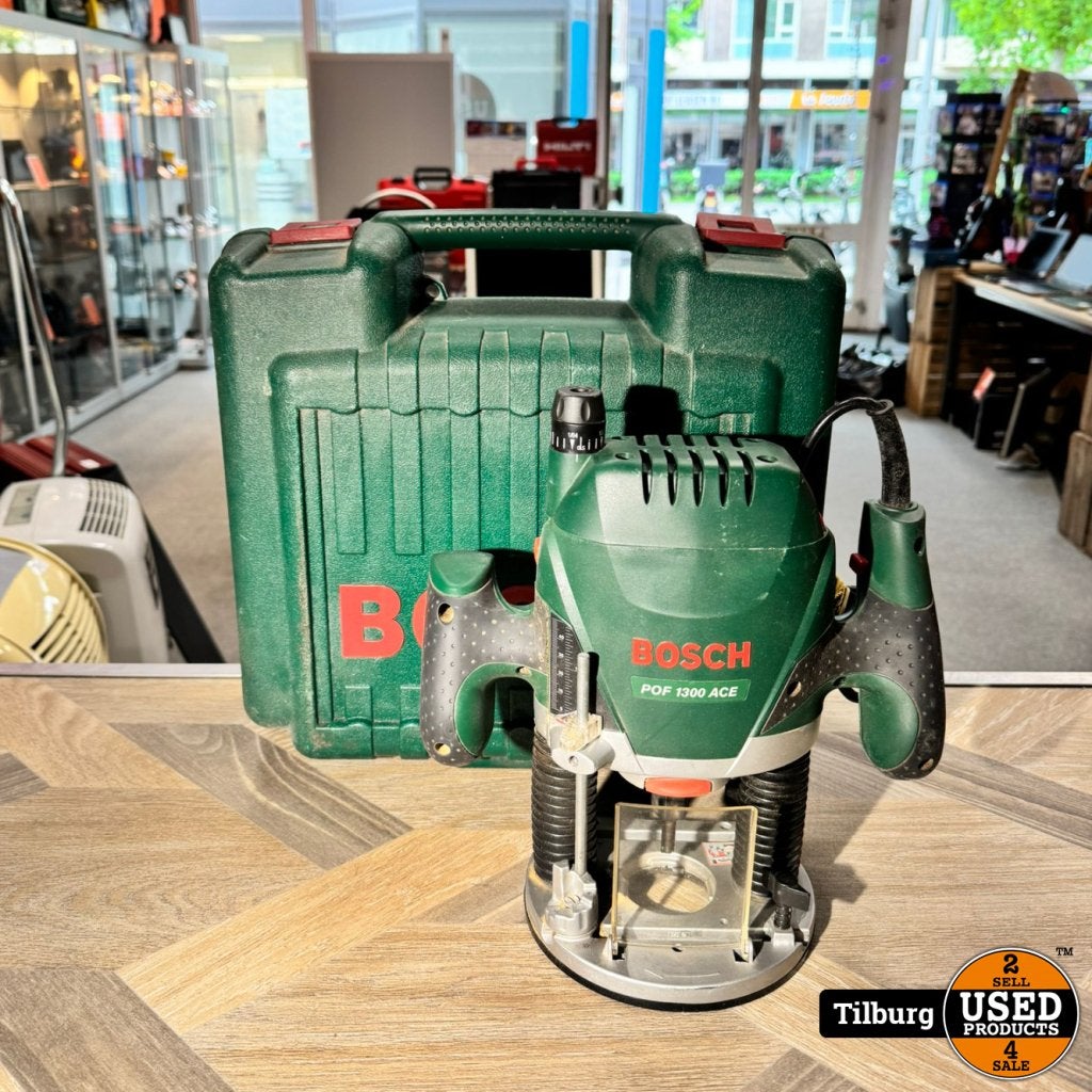Bosch POF 1300 ACE Bovenfrees | In koffer met garantie, Flex Ltd., Gebruikt, https://flex.com/contact-us, Nobelstraat 10, 5807 GA Oostrum