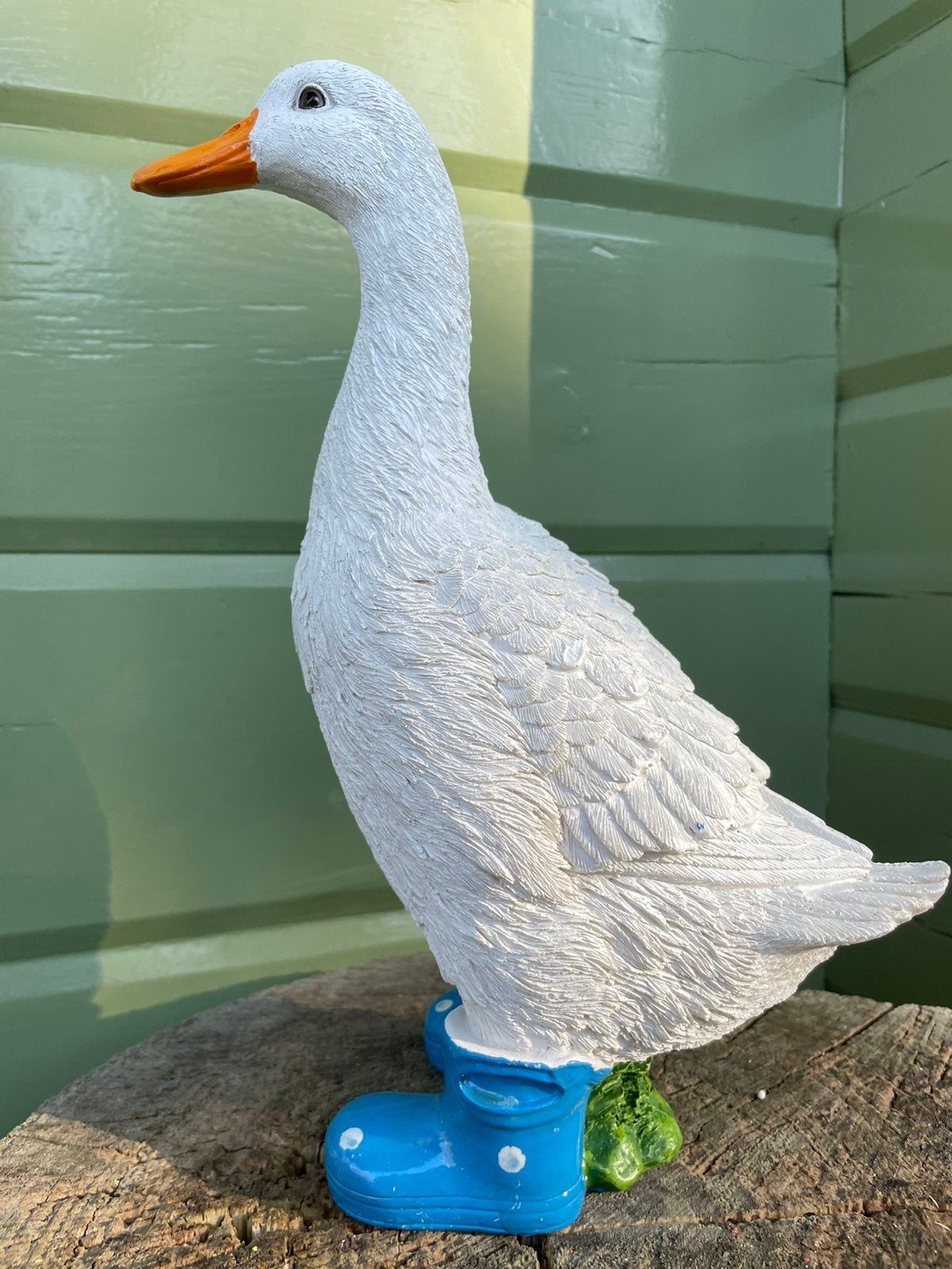 Gans beeld tuin boerderij vijver zwembad terras boer, Ophalen of Verzenden, Nieuw, Kunststof, Dierenbeeld