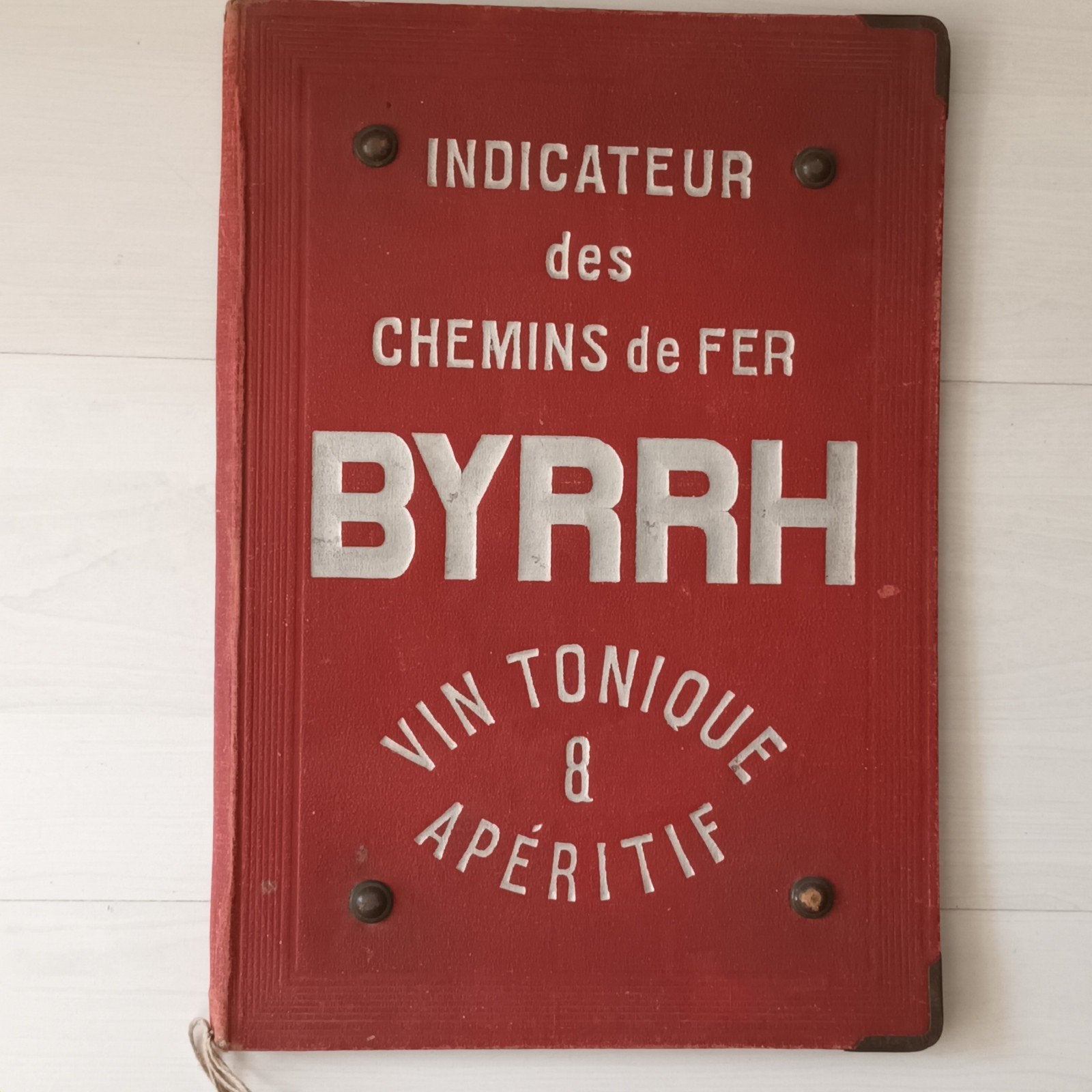 Vintage Byrrh Menukaart - Jaren 30/40 -, Ophalen of Verzenden, Gebruikt, Reclamebord