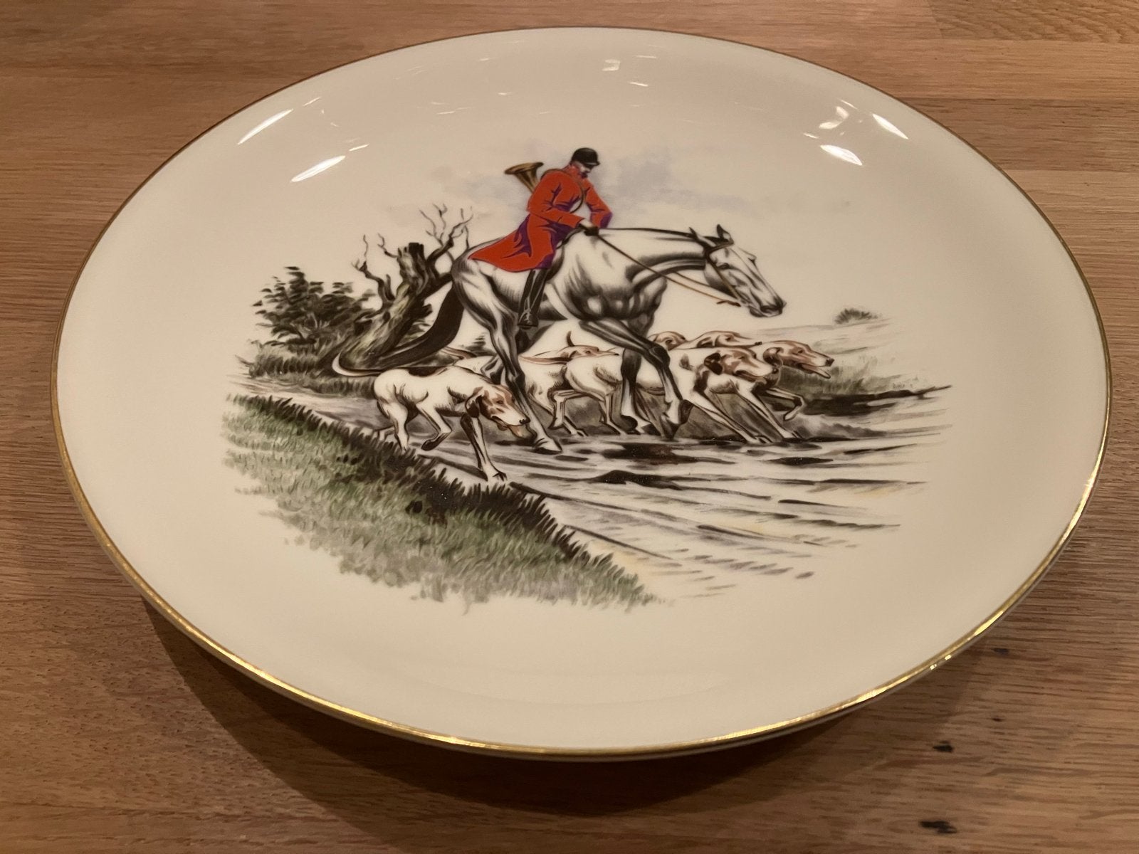 Heinrich "Parforce" jachttafereel bord, Ophalen of Verzenden