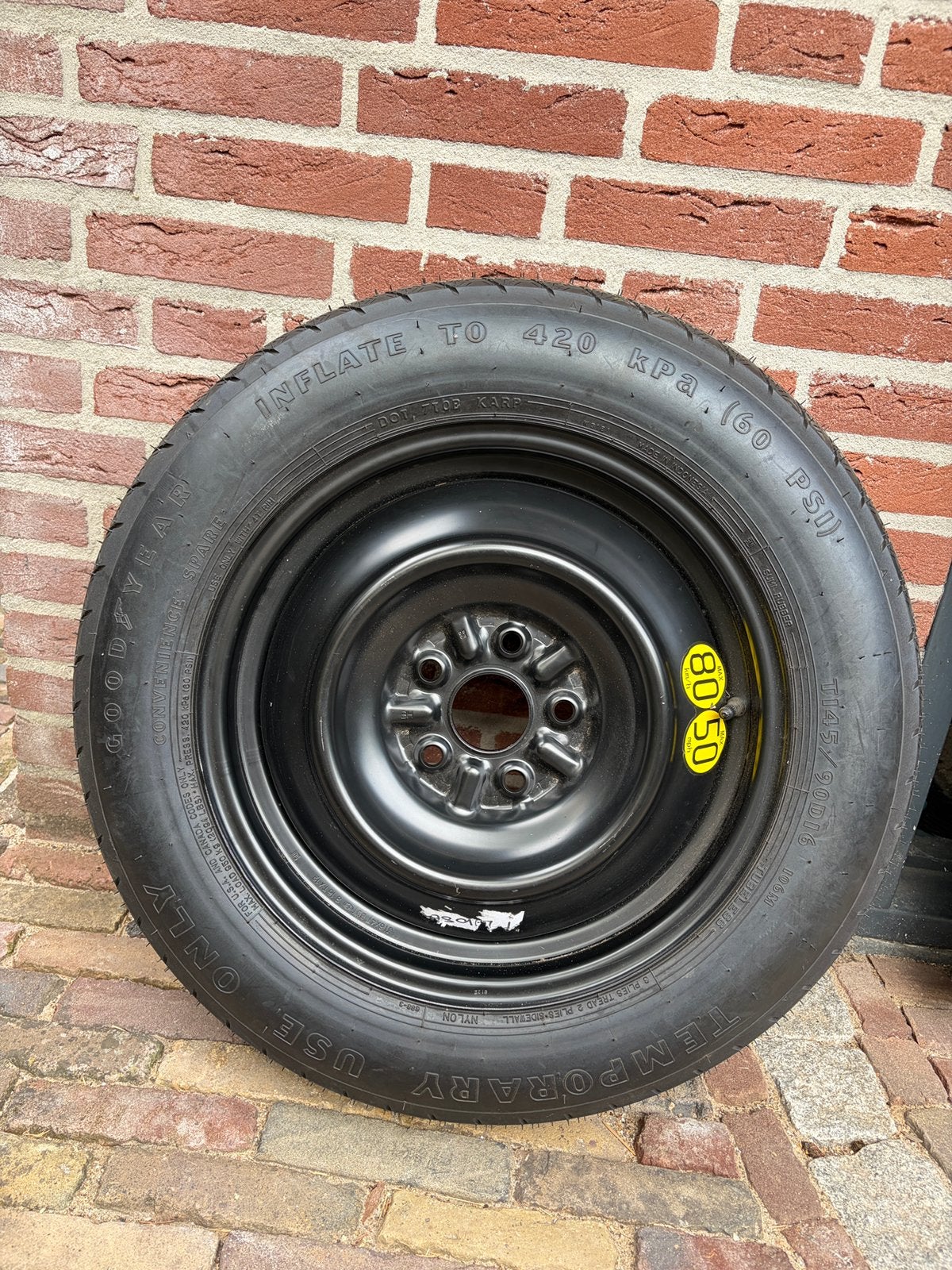 Toyota reservewiel / thuiskomer 16 inch, Ophalen, Nieuw, Toyota