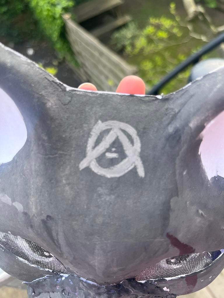 Therian masker en staart, Hobby en Vrije tijd, Kostuums, Theaterbenodigdheden en LARP, Ophalen of Verzenden, Gebruikt, Accessoires