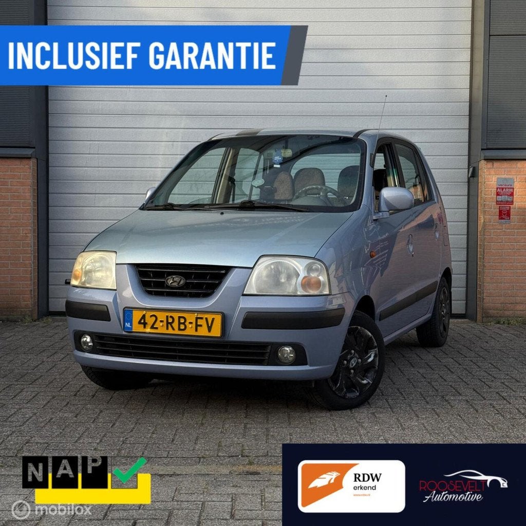 Hyundai Atos 1.1i Dynamic AUTOMAAT /PARKEERSENSOR / GARANTIE, Auto's, Hyundai, Bedrijf, Te koop, Atos, Airbags, Alarm, Centrale vergrendeling