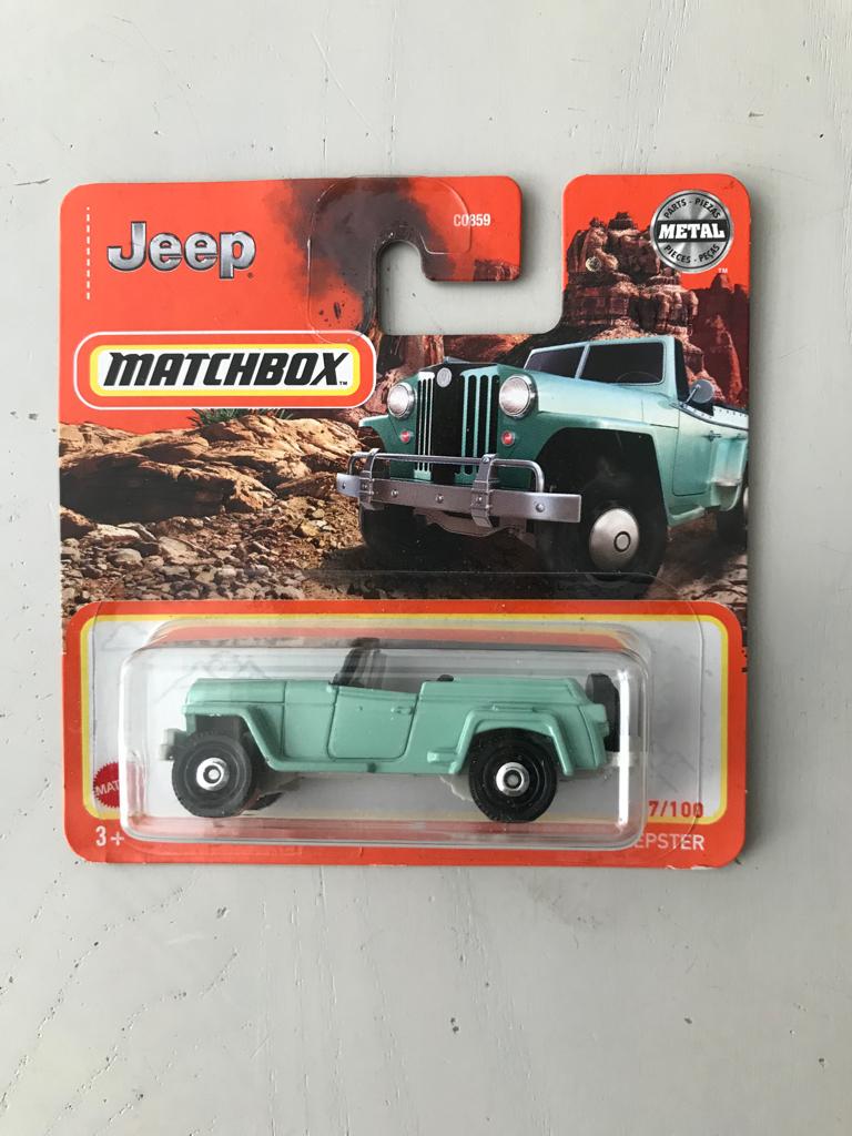 Matchbox 1948 Willys Jeepster, Hobby en Vrije tijd, Ophalen of Verzenden, Zo goed als nieuw, Auto