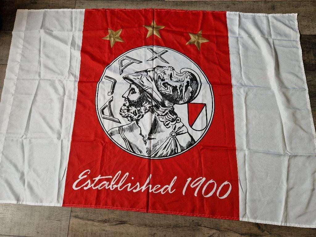 Ajax vlag, Verzamelen, Sportartikelen en Voetbal, -, -, Overige typen, Ophalen of Verzenden