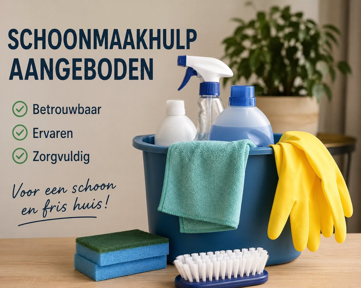 Ervaren schoonmaakhulp aangeboden | 10+ jaar ervaring, Vacatures, 33 - 40 uur, Vanaf 10 jaar, Overige vormen
