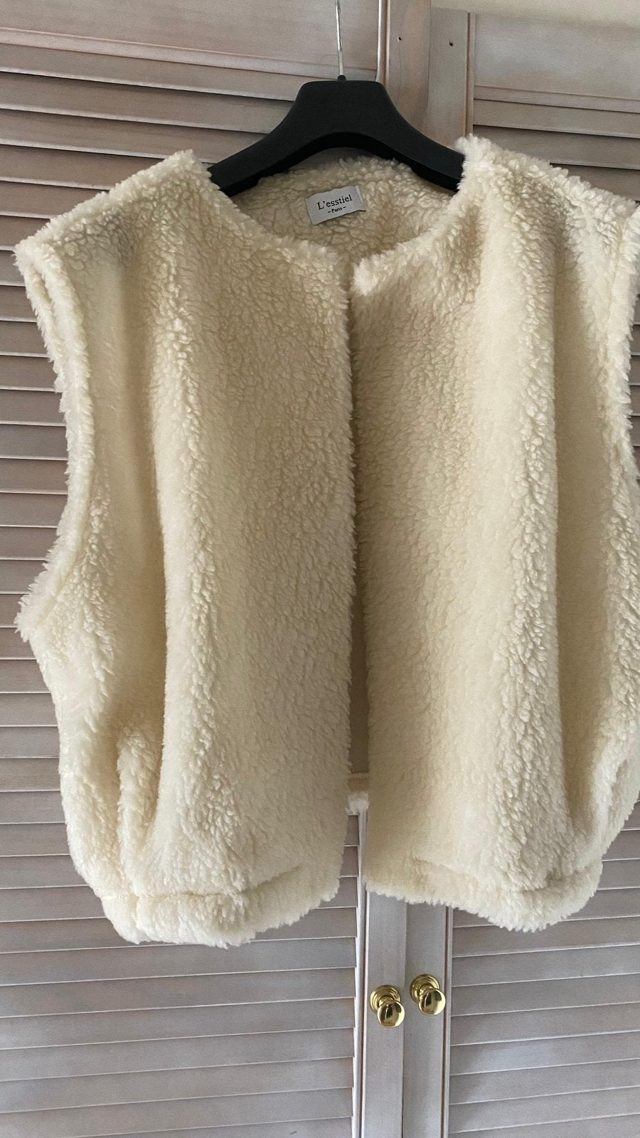 L’esstiel paris Teddy vest One size, Ophalen, Zo goed als nieuw, Maat 42/44 (L), Overige kleuren