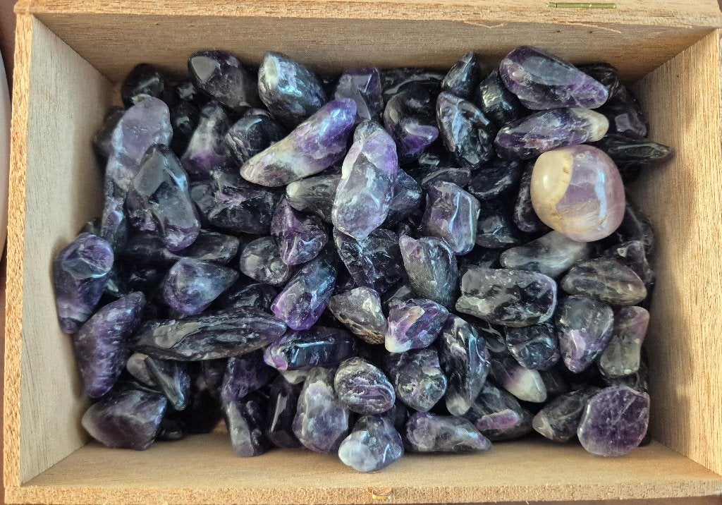 trommelsteentjes amethyst  0,775 kilo, Verzenden