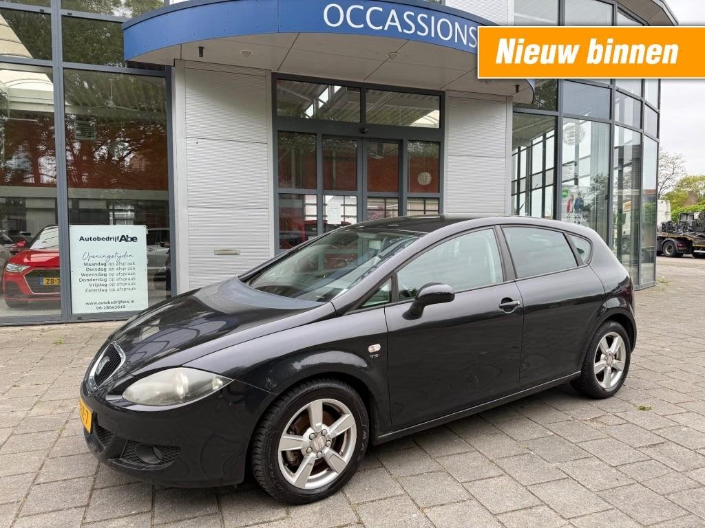 Seat LEON 1.4 TSI SPORTSTYLE-LMV-AIRCO-MEENEEMPRIJS!!GEEN AP, Auto's, 4 cilinders, Leon, Zwart, Bedrijf