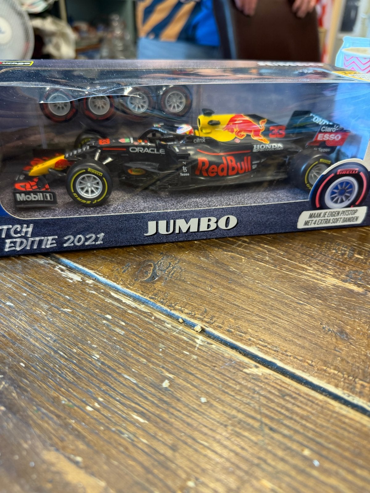 5x Max Verstappen Raceauto Jumbo Collectie, Overige merken, Auto, Burago, Nieuw