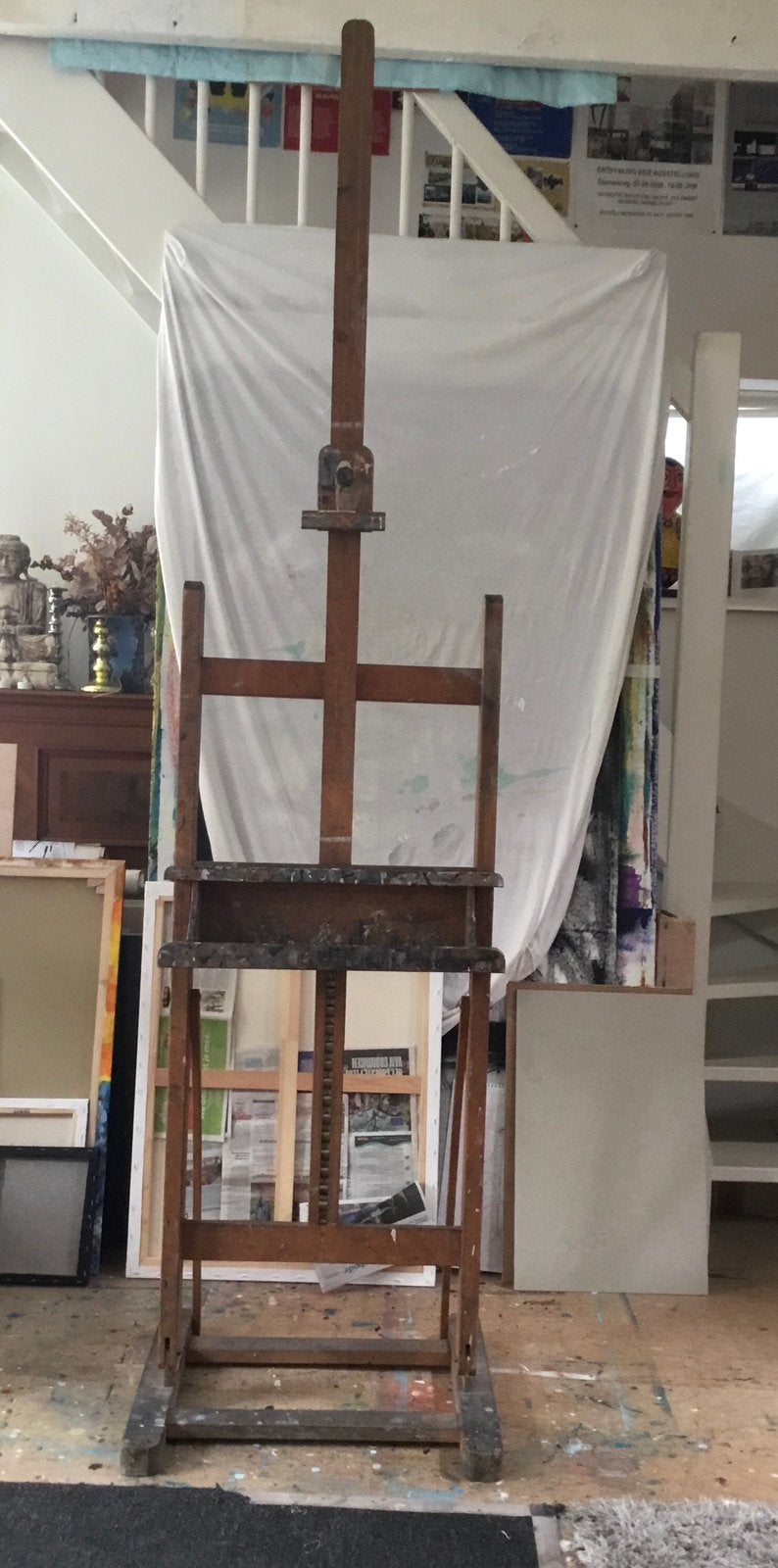 Schildersezel origineel gebruikt met patina., Ophalen of Verzenden, Gebruikt, Ezel