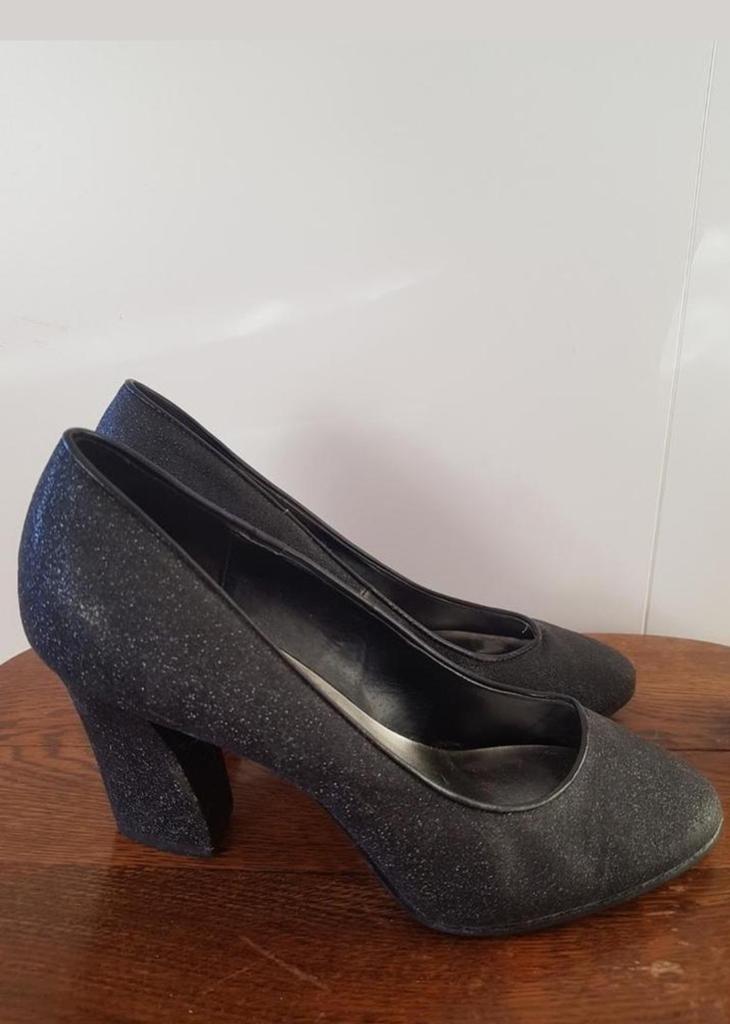 Zwarte Graceland glitterpumps - maat 39, Zwart, Ophalen of Verzenden, Graceland, Schoenen met hoge hakken