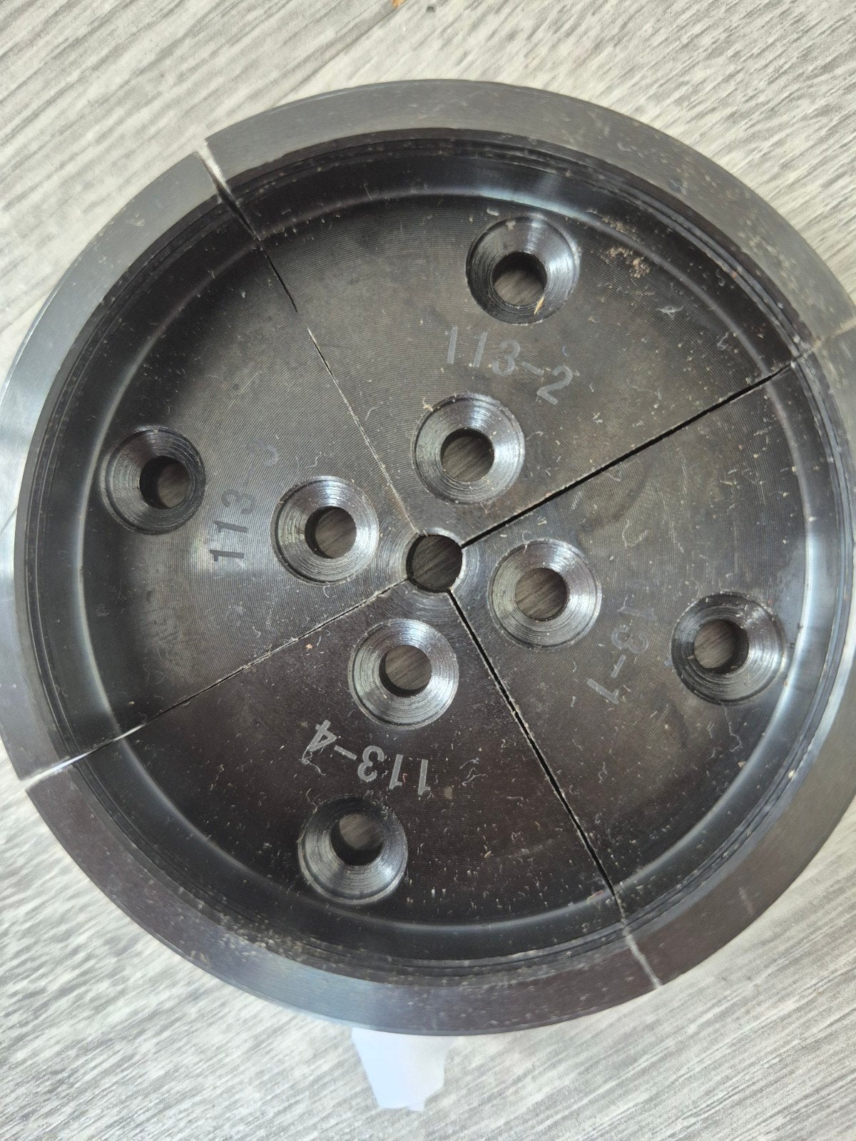 Draaibank klauwplaat 113mm - 4-klauw, Ophalen of Verzenden, Metaaldraaibank