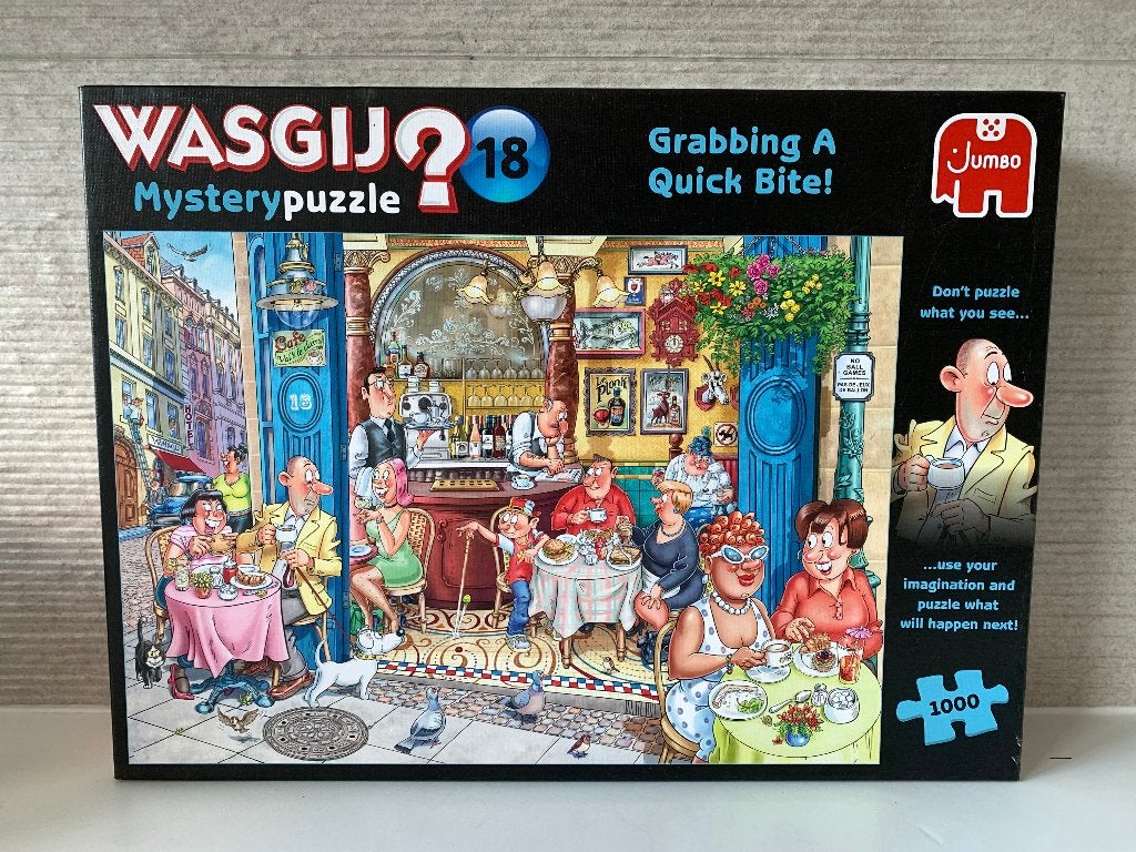 Diverse leuke Wasgij puzzels (1000 en 950 stukjes), Ophalen, 500 t/m 1500 stukjes, Zo goed als nieuw, Legpuzzel