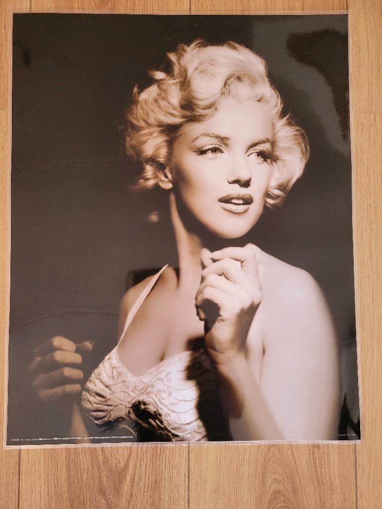 Marilyn Monroe/ mooie geplastificeerde foto., Verzamelen, Ophalen of Verzenden, Zo goed als nieuw, Foto of Kaart