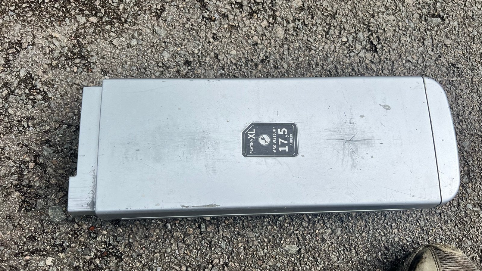 Amslod Platina XL Fietsaccu 36V 17.5Ah (630Wh) - Gebruikt, Fietsen en Brommers, Fietsaccessoires | Fietsaccu's, Gebruikt