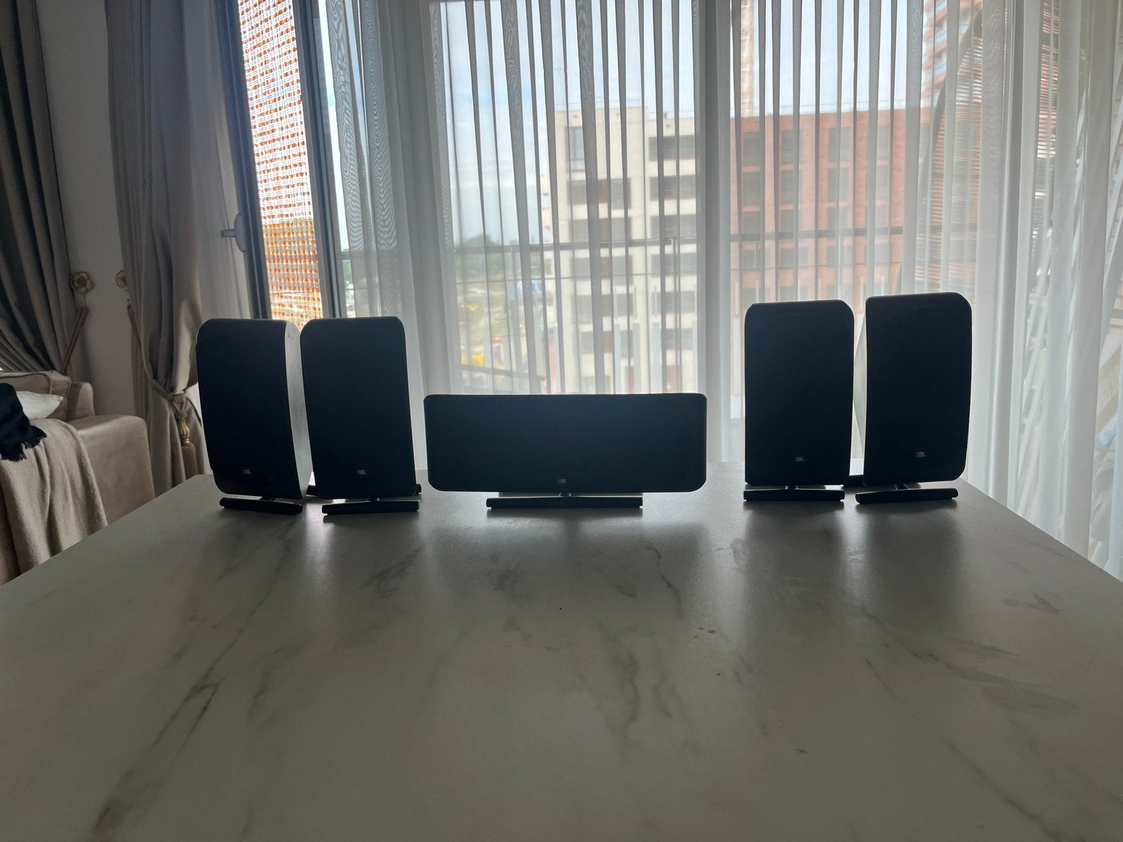 JBL SCS200.5 5.1 Surround Sound Speakerset, JBL, Ophalen of Verzenden, Zo goed als nieuw, Surroundset