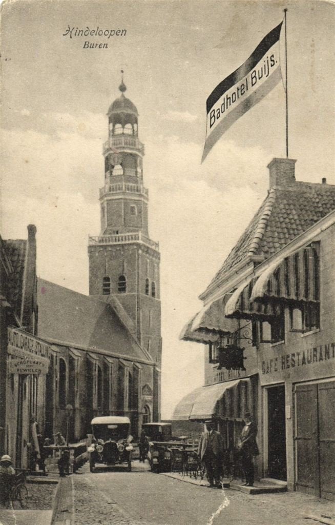 Hindeloopen, Buren - B-keus - 1933 gelopen, Verzamelen, Ansichtkaarten | Nederland, Ophalen of Verzenden, 1920 tot 1940, Gelopen