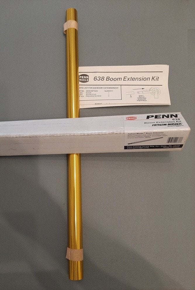 Penn 638 Boom 24" extension kit € 19,95, Watersport en Boten, Ophalen of Verzenden, Nieuw, Molen