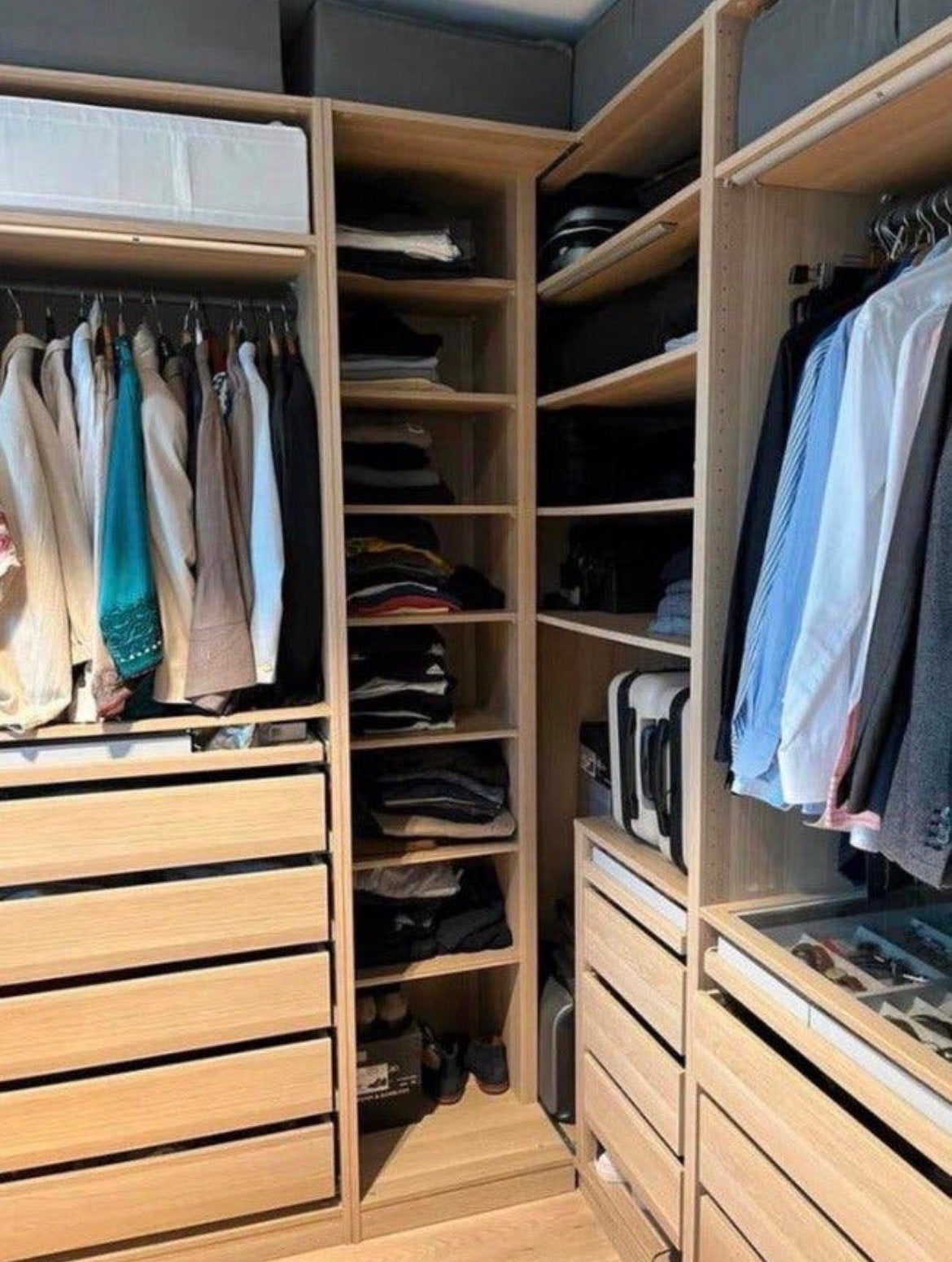 IKEA PAX Kledingkast Systeem, Ophalen, 200 cm of meer, Zo goed als nieuw, Met lade(s)