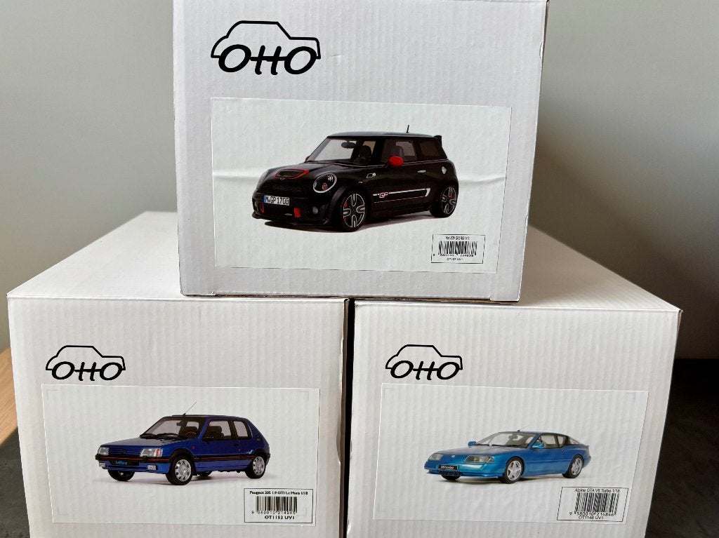 1:18 set van 3 OTTO models, Hobby en Vrije tijd, Ophalen of Verzenden, Nieuw, Auto, OttOMobile