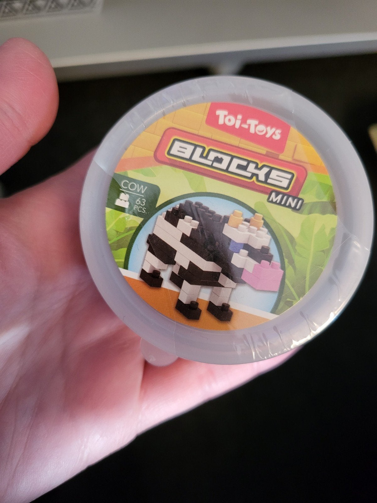 Nieuwe toi-toys mini blocks koe, Ophalen of Verzenden, Nieuw