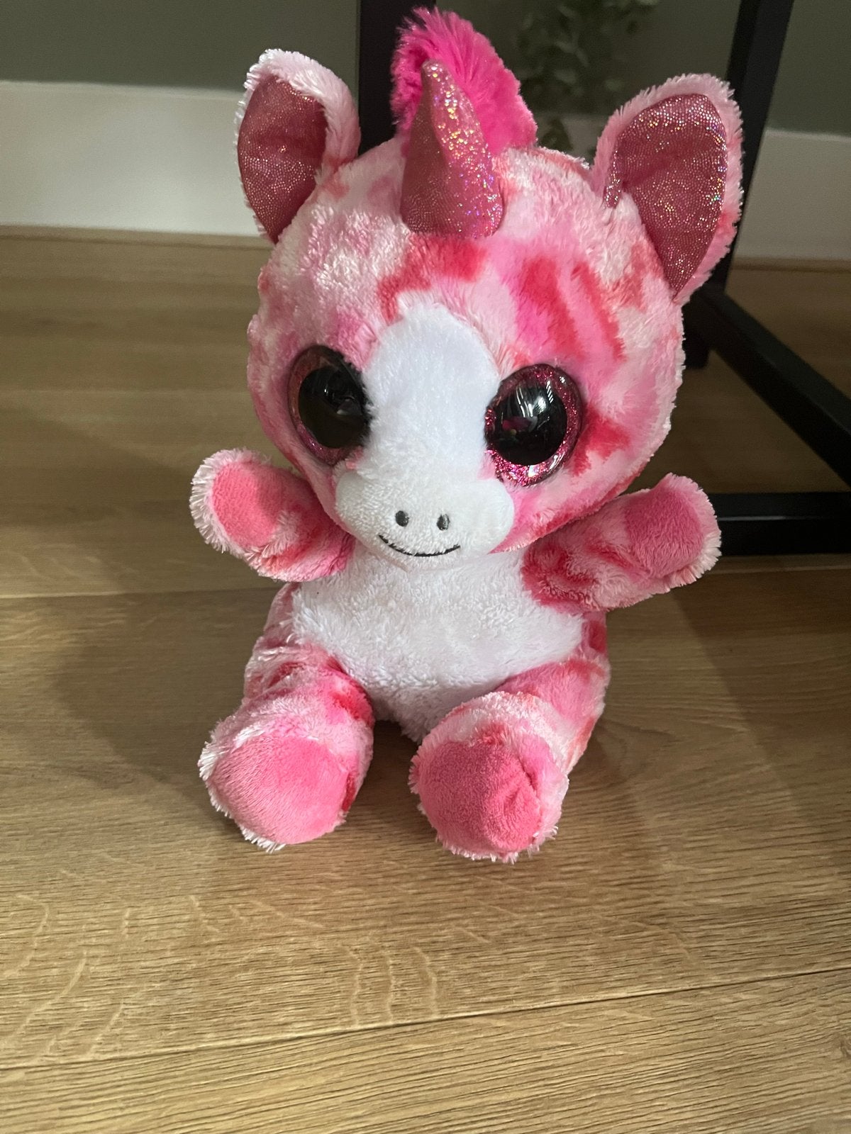 Roze Eenhoorn Knuffel - Zo goed als nieuw, Eenhoorn, Ophalen of Verzenden, Zo goed als nieuw, Roze