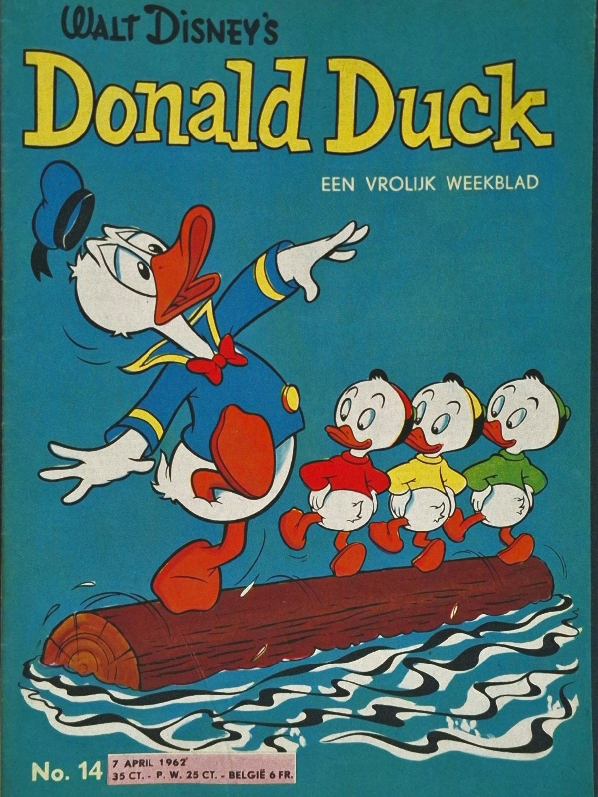 Donald Duck 1962 nr. 14, Eén stripboek, Ophalen of Verzenden, Zo goed als nieuw