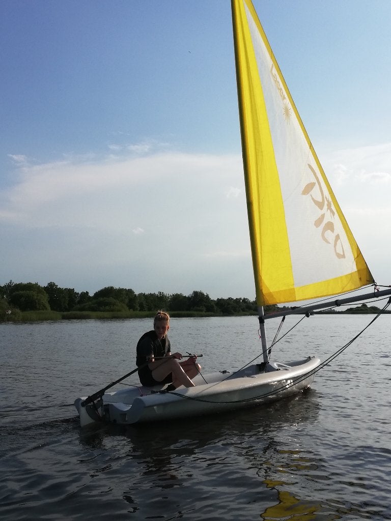Laser pico met waltrailer, dekzeil, standaard en sportzeil, Watersport en Boten, Gebruikt, Minder dan 15 m², Overige typen, Ophalen