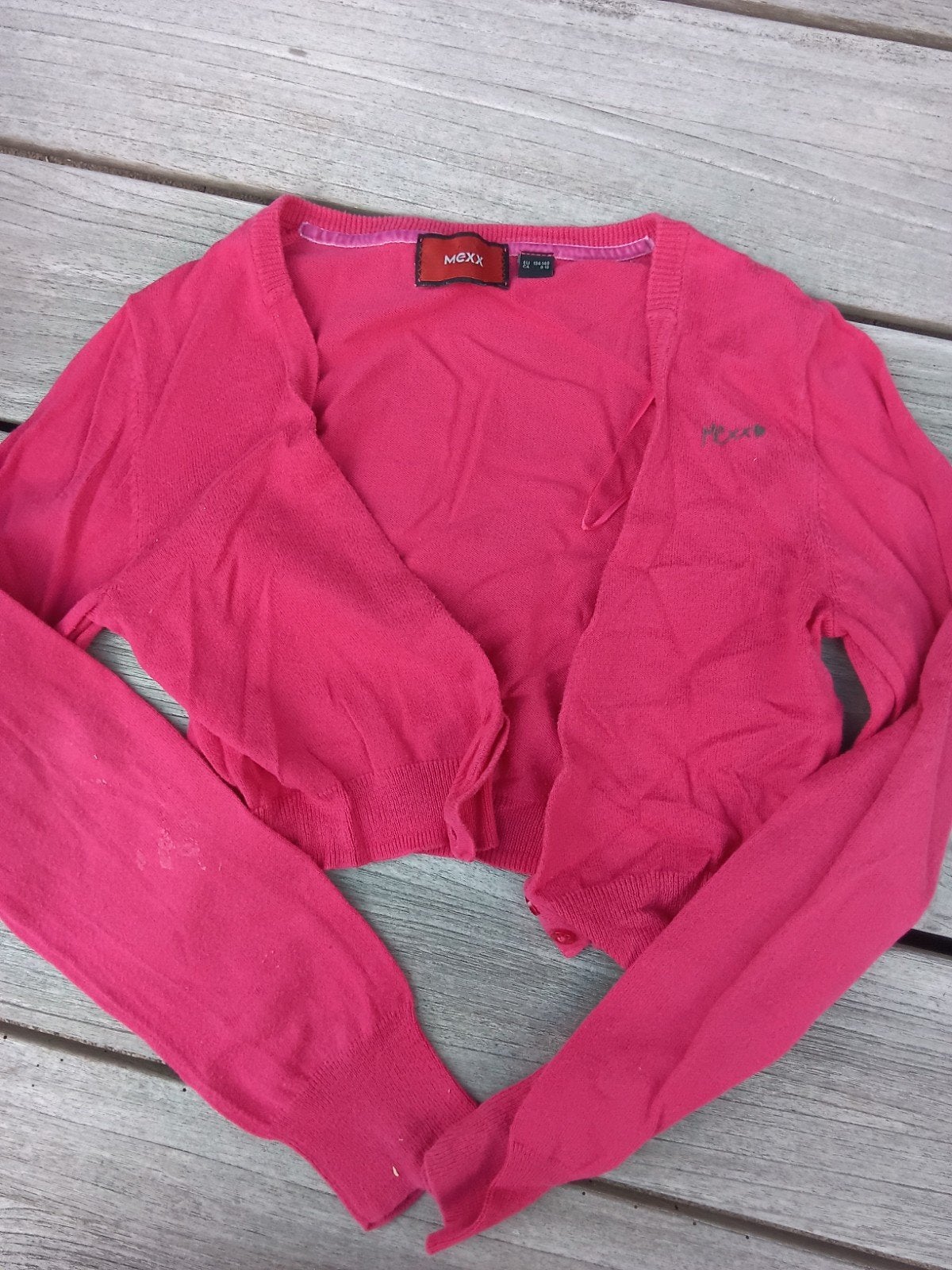 Mexx bolero roze maat 134-140, Mexx, Gebruikt, Meisje, Trui of Vest