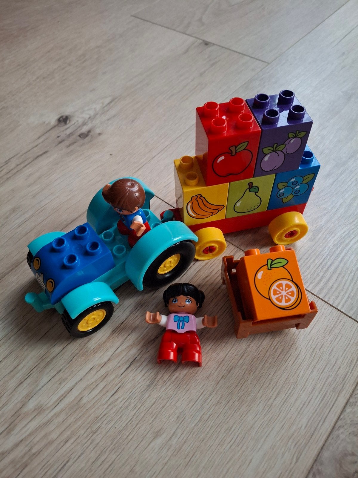Lego Duplo Mijn Eerste Tractor met Dieren en Fruit (10615), Kinderen en Baby's, Speelgoed | Duplo en Lego, Compleet, Gebruikt