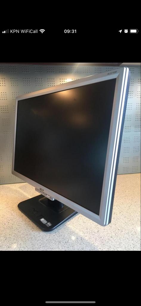 Acer AL2216W monitor, Gebruikt, Ophalen of Verzenden, Onbekend, Overige resoluties