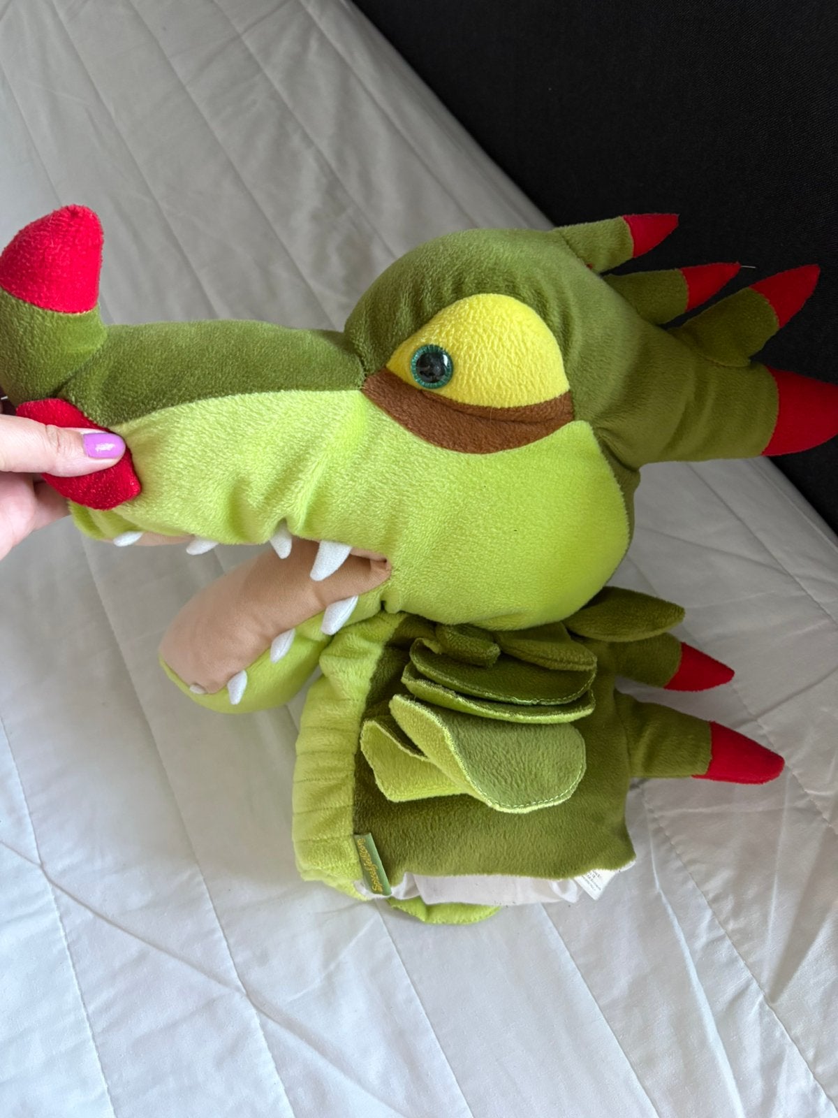 Efteling draak handpop, Ophalen of Verzenden, Zo goed als nieuw, Beeldje of Poppetje