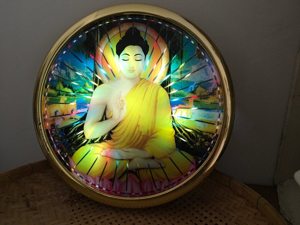 Boedha lamp, Ophalen, Meerkleurig, Overige stijlen, Zo goed als nieuw
