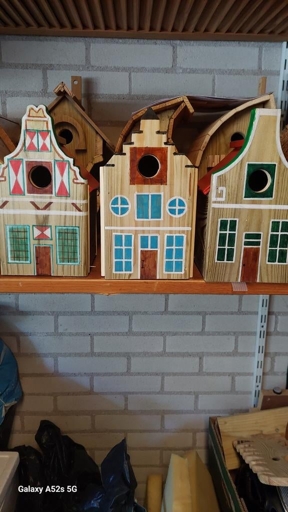 Unieke handgemaakte vogelhuisjes in Hollandse stijl, Ophalen of Verzenden