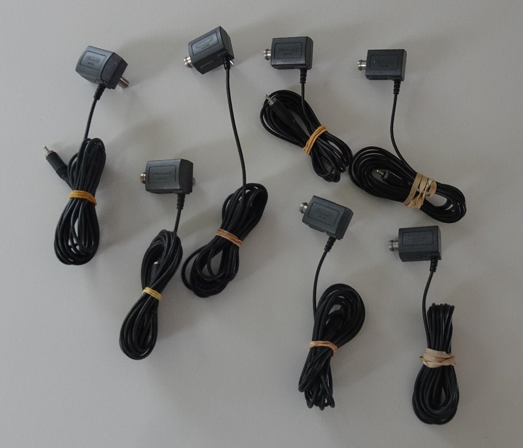 7 x Super Nintendo RF Antennekabel SNSP-003, 1 speler, Ophalen, Zo goed als nieuw, Vanaf 3 jaar