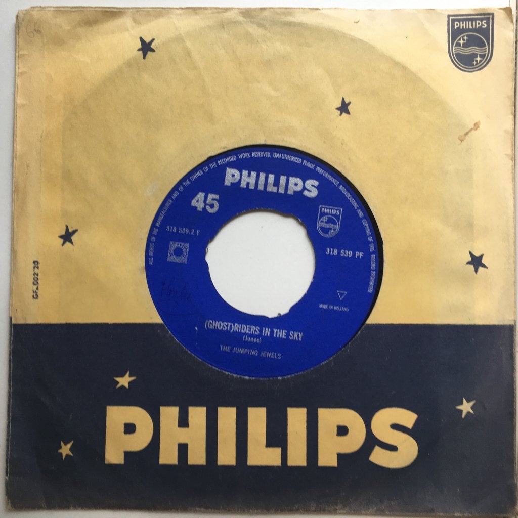 DB26 Jumping jewels Wheels/ Ghostwriters in the sky HOL61 €5, Gebruikt, 7 inch, Ophalen of Verzenden, Pop