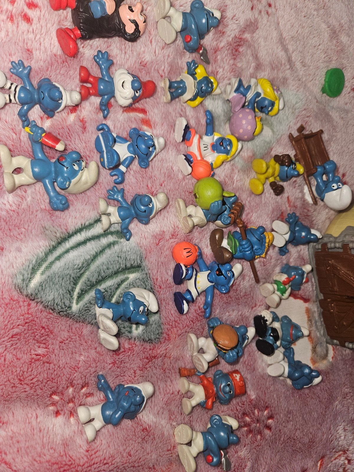 Smurfen met huisje, Ophalen of Verzenden, Zo goed als nieuw, Verschillende Smurfen