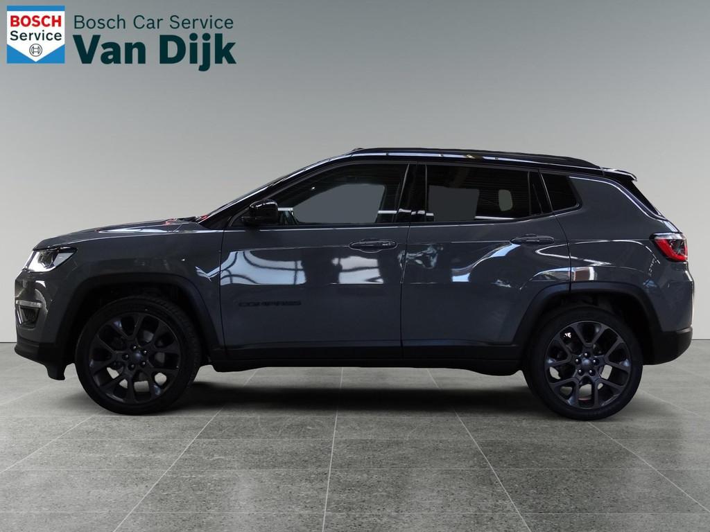 Jeep Compass 1.3T Panorama / Trekhaak / Leder / Carplay, 15 km/l, 4 cilinders, 150 pk, 600 kg