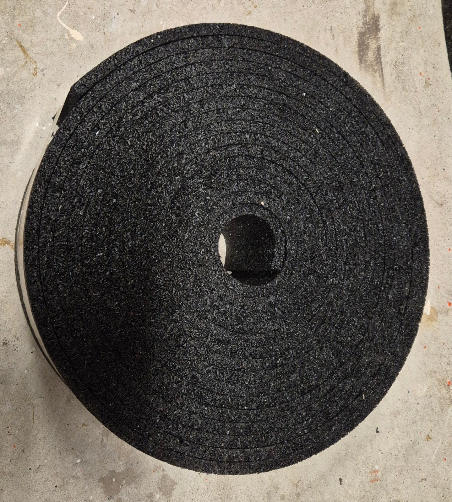 Rubber granulaat rol 10 x 100 x 10 meter, Minder dan 4 cm, Overige materialen, Vloerisolatie, Nieuw