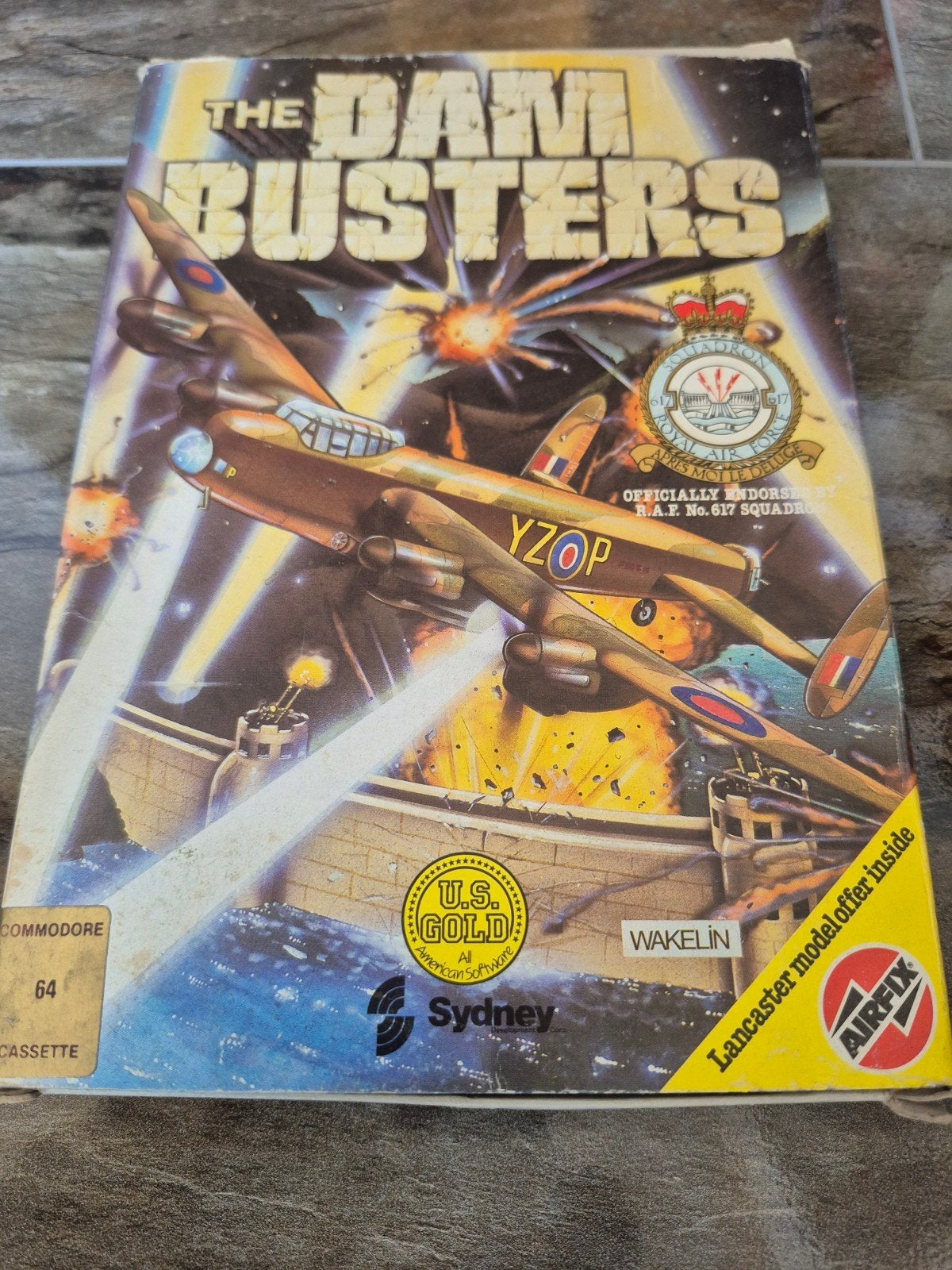 The Dam Busters - Commodore 64 Cassette Game, Gebruikt, 1 speler, Racen en Vliegen, Ophalen of Verzenden