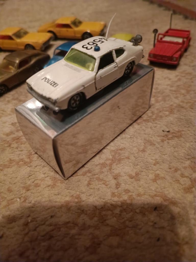Siku Ford Capri Polizei - Vintage Speelgoedauto, Overige merken, Gebruikt, 1:50 of kleiner, Auto