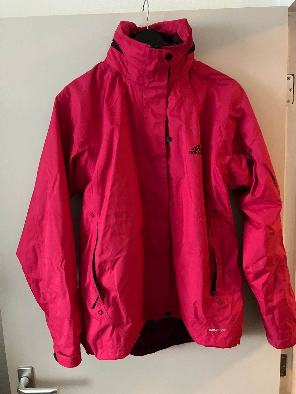 Adidas Climaproof Outdoor Jas/wintersport - Roze - Maat L, Ophalen of Verzenden, Zo goed als nieuw, Maat 42/44 (L), Roze