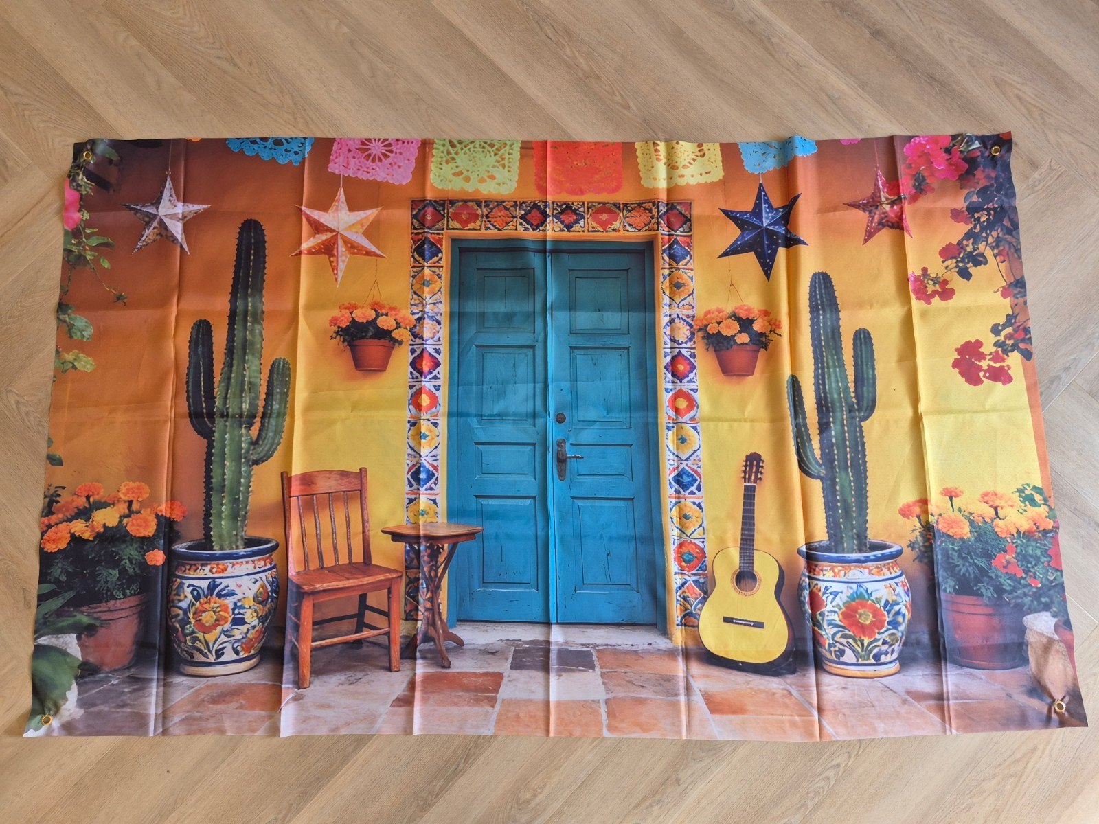 1 spanddoek achtergrond Mexico, Spaans van 180x110 cm

Zie o, Hobby en Vrije tijd, Ophalen of Verzenden, Nieuw, Versiering, Carnaval