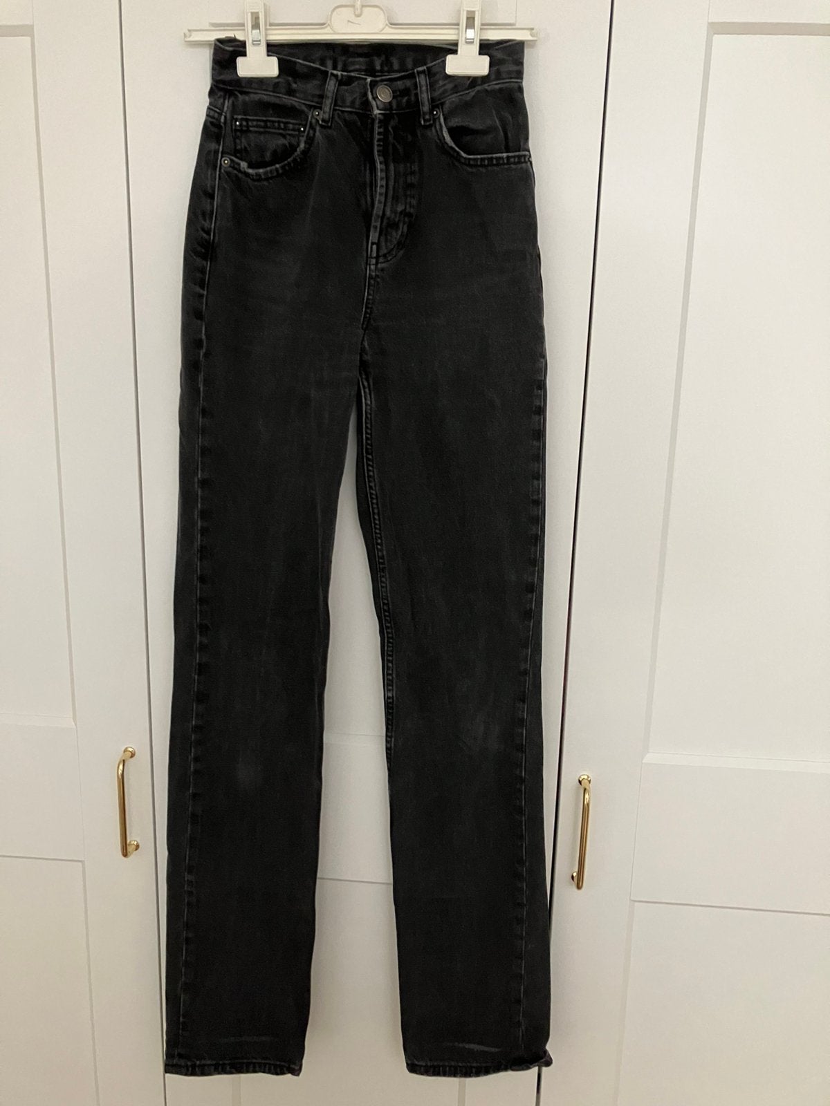 ASOS spijkerbroek zwart - XXS - tall, Ophalen of Verzenden, Zo goed als nieuw, Zwart, W27 (confectie 34) of kleiner